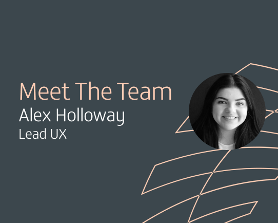 Meet the team - Alex Holloway - Lead UX